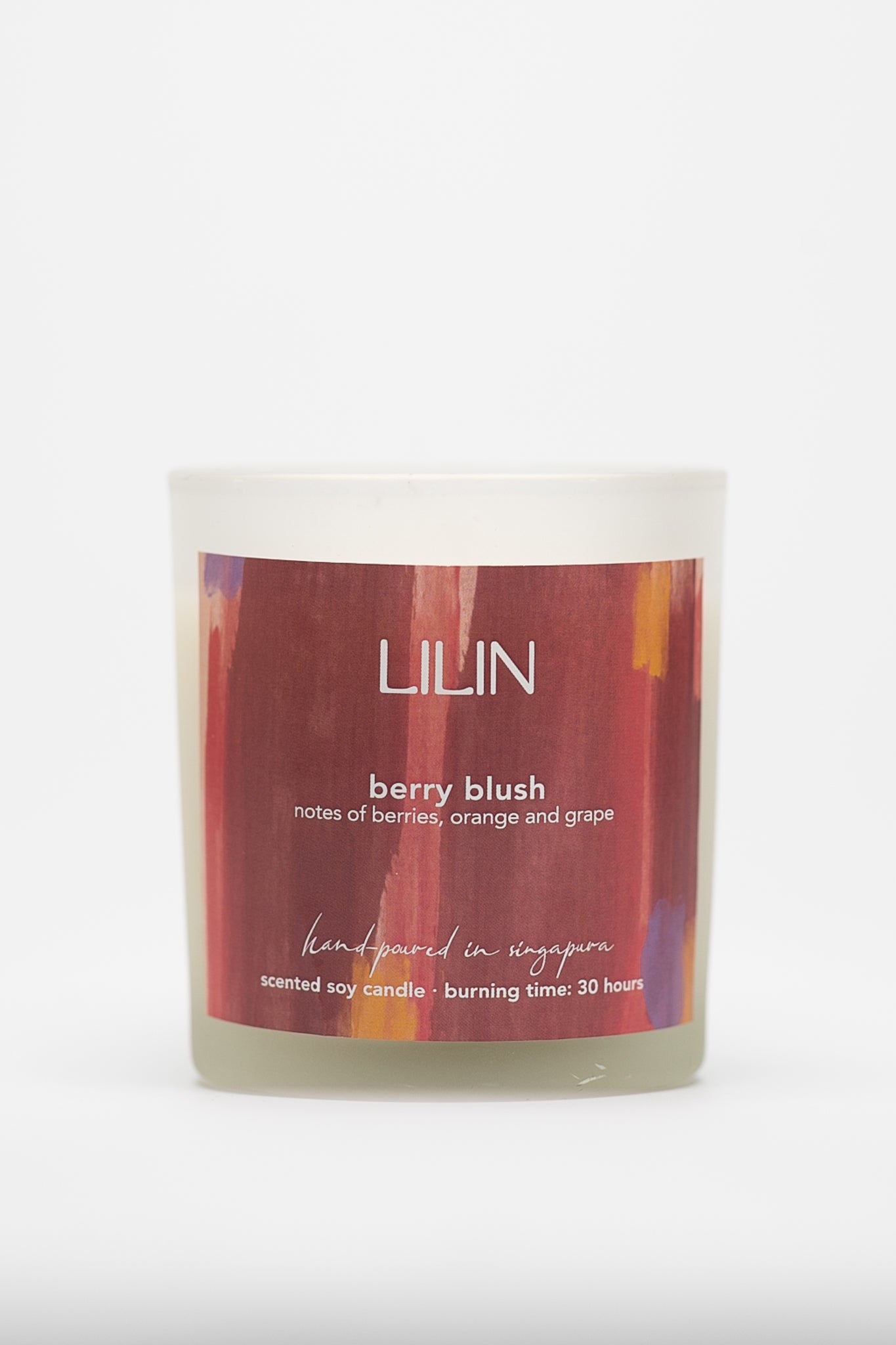 berry blush candle