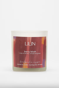 berry blush candle