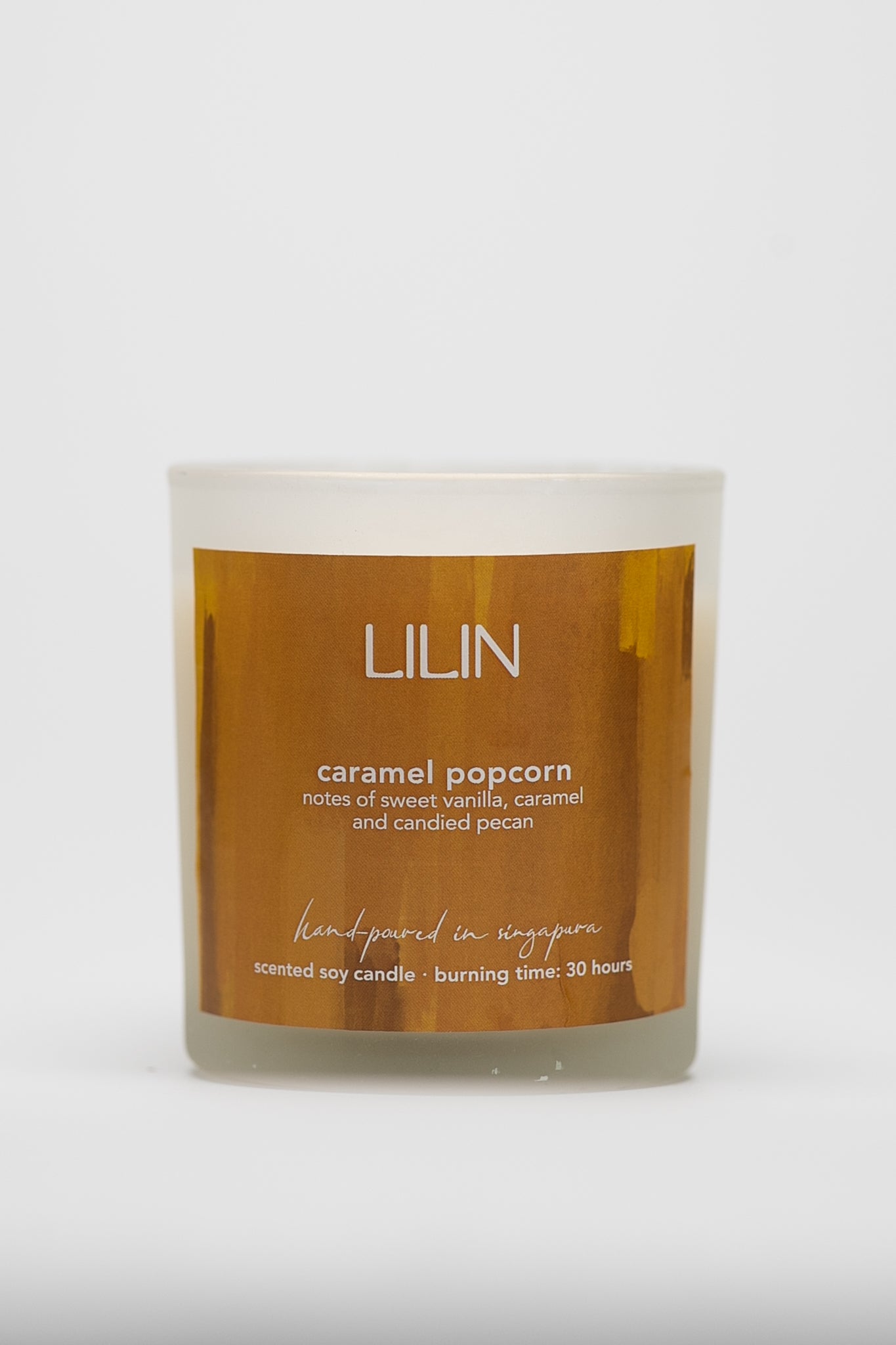 caramel popcorn candle