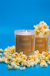 caramel popcorn candle